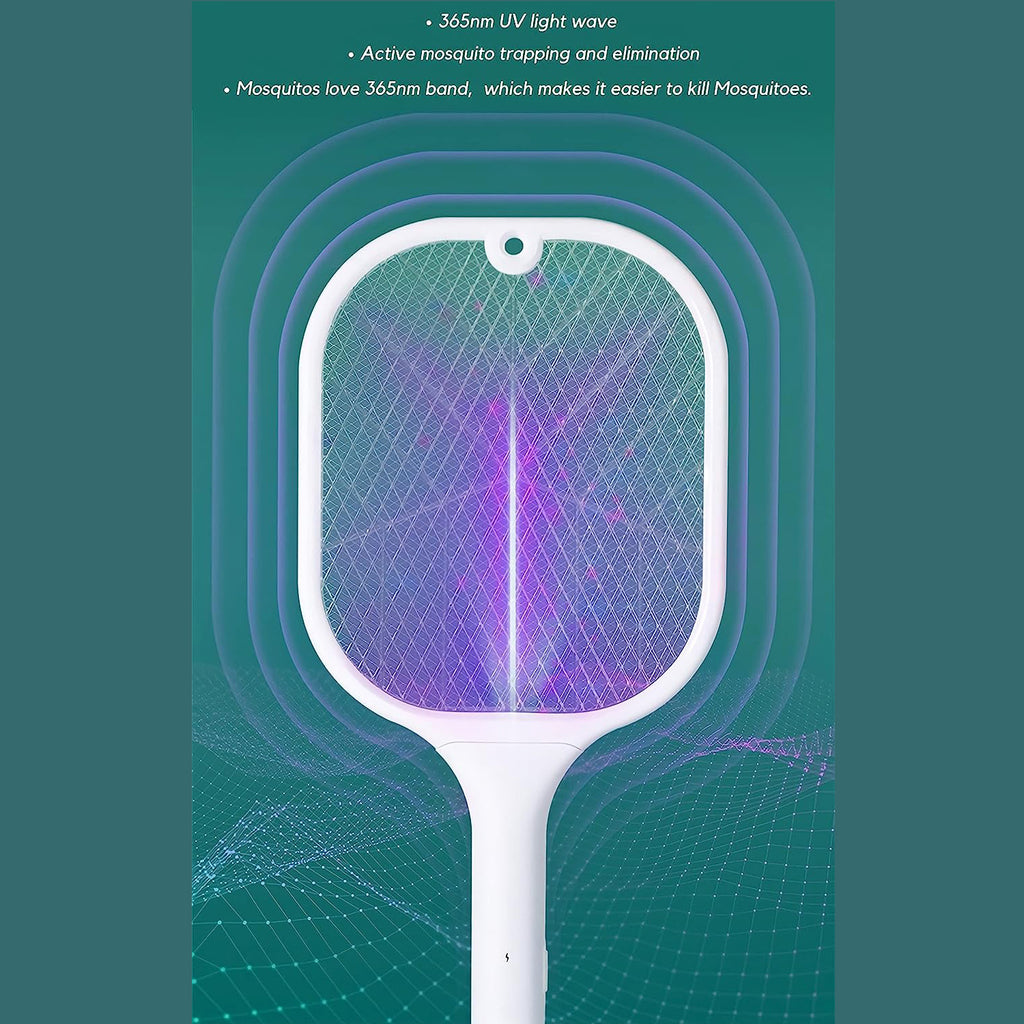 Electric Mosquito Swatter with UV Light & USB Charging