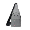 Waterproof Waist Bag Shoulder Bags Usb Charging Earphone Hook Sling Travel Bag (1 Pc)