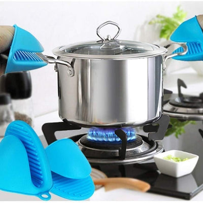 Silicone Heat Resistant Cooking Potholder For Kitchen Cooking  Baking
