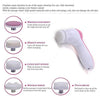 5-in-1 Smoothing Body  Facial Massager (Pink)