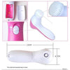 5-in-1 Smoothing Body  Facial Massager (Pink)