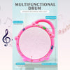 Flash Drum Toys For Kids With Light  Musical Sound Colorful Plastic Baby Drum Musical Toys For Children Baby Toy Instrument Best Gift For Boys  Girls.