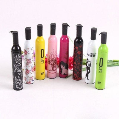 518 Pocket Folding Wine Bottle Umbrella