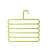 5 In 1 Multipurpose Plastic Hanger Assorted (5-layer)