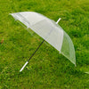 Premium Transparent Dome Umbrella With Curved Handle (1 Pc)