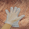 Large Size Plastic Transparent Disposable Clear Plastic Hand Gloves For Home Kitchen Hotels Hospitals Clinics Beauty Parlor Saloons (100 Pcs)