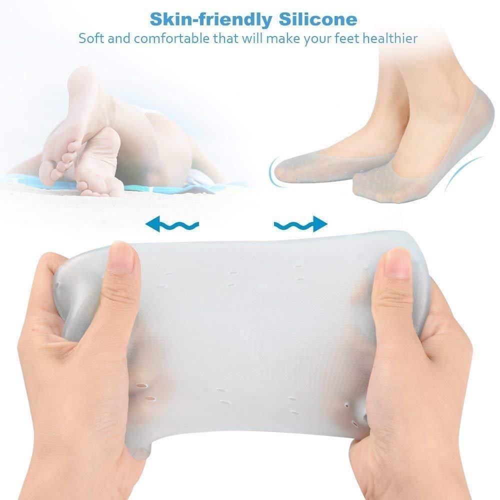 Anti Crack Silicone Gel Foot Protector Moisturizing Socks
