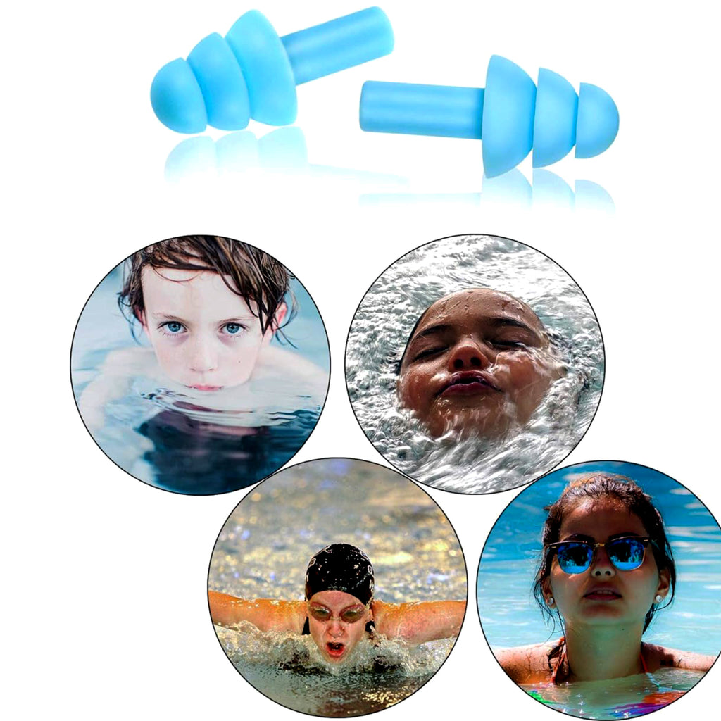 Safety Ultra Soft Foam Ear Plugs Reusable Ear Plugs For Sleeping Travel Loud Noises Work Learning Snoring (2 Pc Set)