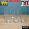 Apex Vista Unbreakable Pitcher Glass Set  350 Ml (Approx)  6-piece