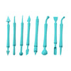 2473 Fondant Cake Decor Flower Sugar Craft Modelling Tools Clay Mould (8pc-set)