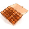 12829 2 Layer Acrylic Jewelry Storage Box Dustproof Earring Box Storage Box Portable Nail Art Storage Case 24-grid Small And 6-grid Big Case Makeup Vanity Box (1 Pc  30 Compartment)