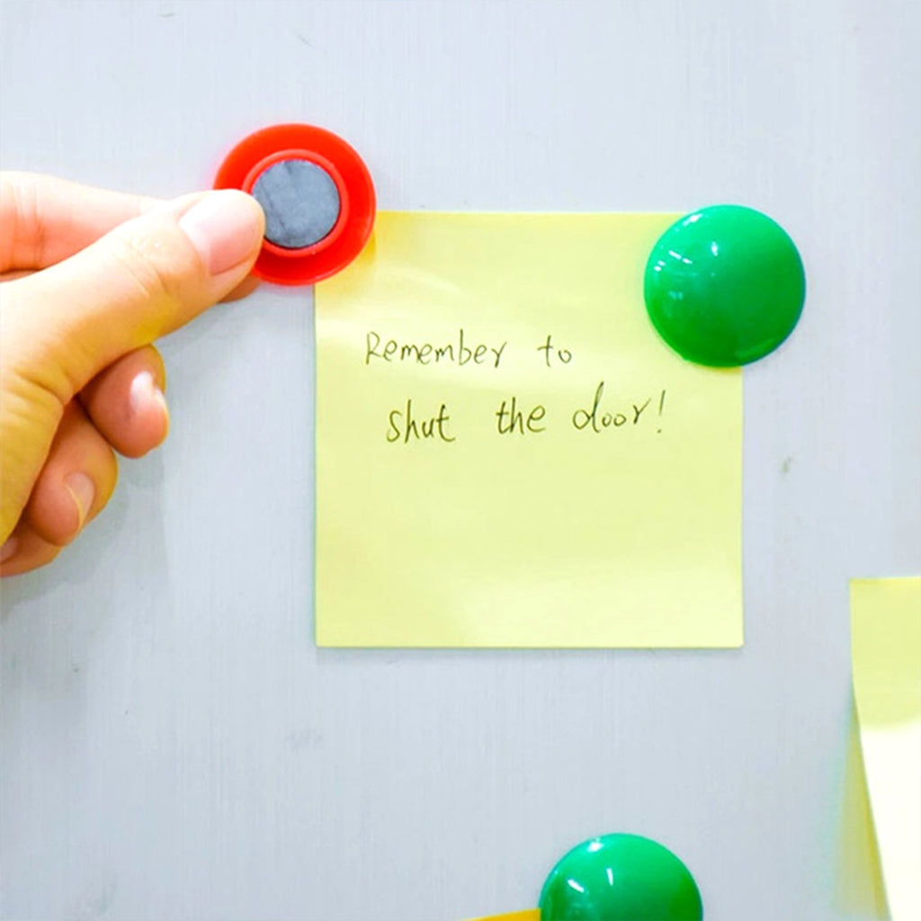 Colorful Board Magnets Circular Plastic Buttons