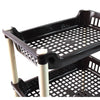 Apex Small Multiuse Plastic Storage Rack Organizer 3-tier