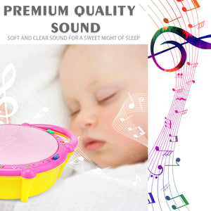 Flash Drum Toys For Kids With Light  Musical Sound Colorful Plastic Baby Drum Musical Toys For Children Baby Toy Instrument Best Gift For Boys  Girls.