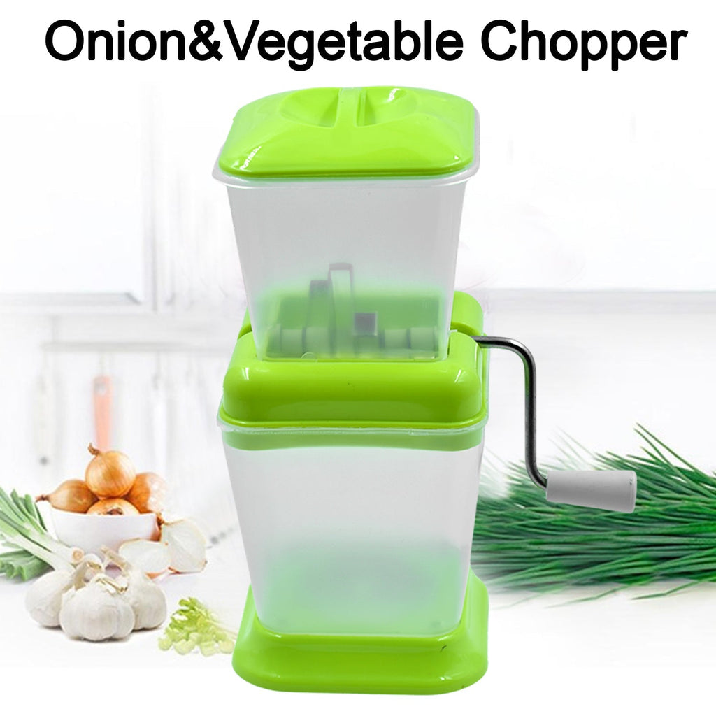 Small Onion Chopper  Vegetable Chopper Quick Cutter With Rotating Blade