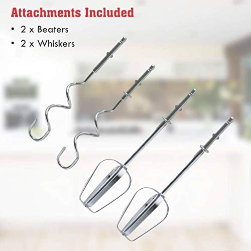 Compact Hand Electric Mixerblender For Whippingmixing With Attachments