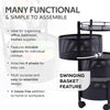 Metal Round High Quality Kitchen Trolley With Wheels (3 Layer  1 Pc)a