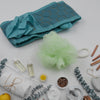 Bath Shower Set Scrubber Loofah Sponge Pouf Bath Brush Extra Long Dual Sided Scrubber Long Lasting Deep Clean Super Soft Body Scrubber For Men Woman (2 Pcs Set)