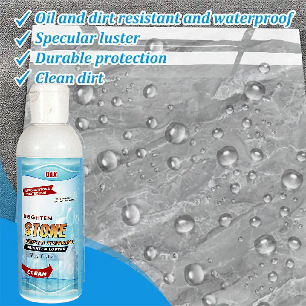 Stone Stain Remover Cleaner Stone Crystal Plating Agent Marble Stone Cleaner Polishes Crystal Plating For Kitchen Patio Backyard Marble Cleaner And Polish (75 Ml Approx  1 Pc)