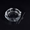 Glass Brunswick Crystal Quality Cigar Cigarette Ashtray Round Tabletop For Home Office Indoor Outdoor Home Decor