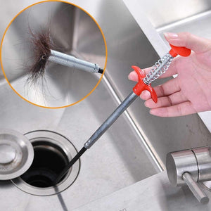 Metal Wire Brush Sink Cleaning Hook Sewer Dredging Device