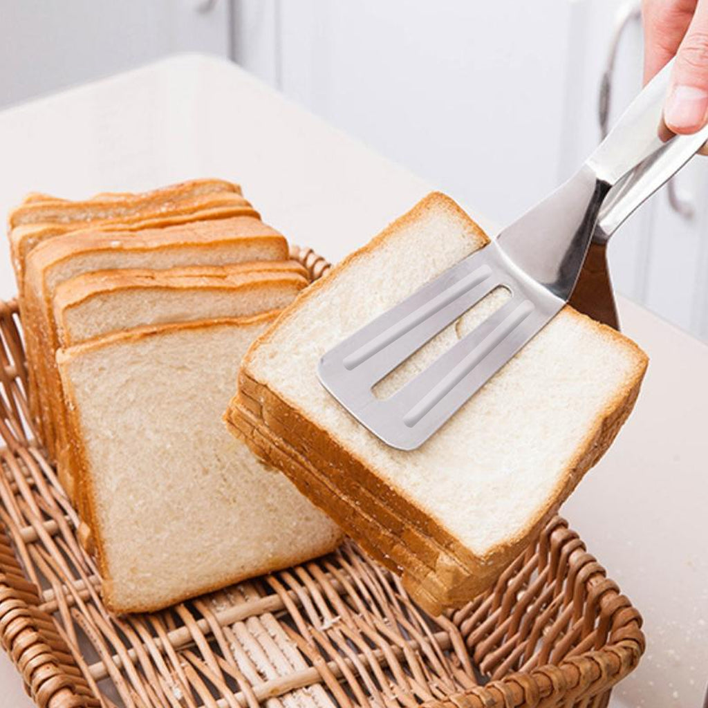 Multifunction Cooking Serving Turner Frying Food Tong. Stainless Steel Steak Clip Clamp Bbq Kitchen Tong.