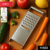 Apex Stainless Steel Grater  Slicer (3 In 1)