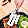 Multifunction Cooking Serving Turner Frying Food Tong. Stainless Steel Steak Clip Clamp Bbq Kitchen Tong.