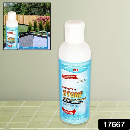 Stone Stain Remover Cleaner Stone Crystal Plating Agent Marble Stone Cleaner Polishes Crystal Plating For Kitchen Patio Backyard Marble Cleaner And Polish (75 Ml Approx  1 Pc)