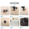 Portable Car Backseat Inflatable Air Mattress Bed (1 Pc)