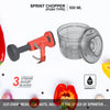 Matte Finish Manual Hand Press Chopper For Kitchen Mini Handy  Compact Chopper With 3 Blades For Effortlessly Chopping Vegetables  Fruits For Your Kitchen.