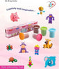 Non-toxic Creative 50 Dough Clay 5 Different Colors (Pack Of 5 Pcs)