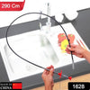 Multifunctional Cleaning Claw Pilpe Cleaner Drainage Block Remover Drain Spring Pipe Dredging Tool Drain Cleaning Tool For Hair Drain Drain Cleaner Sticks Drain Pipe Clearer (290 Cm)