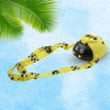8822 Cute Plastic Bug Shape Water Bottle With Adjustable Shoulder Strap 4 Wheel   Straw Portable Drinking Cup Water Bottle For Kids  Water Bottle  Return Gift For Kids  Water Bottle With Straw  School Kinds Water Bottle (1 Pc)