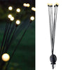Solar Garden Lights Solar - Powered Firefly Lamp New Upgraded Solar Firefly Lights Outdoor Waterproof Solar Outdoor Decorative Lights For Yard Gardening Patio Backyard Pathway Dcor (2 Pcs Set 12 Led (Warm Light))