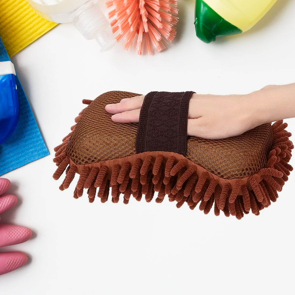 Small Multipurpose Microfiber Duster Whiteboard Eraser  Washable Dry Eraser Board Eraser Cleaning Sponge For Chalk Classroom Teacher Supplies Home And Office Car Washing Scratch-free Microfiber Brushes