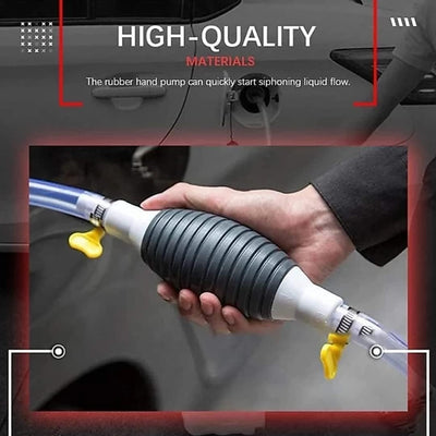 Fuel Transfer Pump Kit High Flow Siphon Hand Oil Pump Portable Manual Car Fuel Pump For Petrol Diesel Oil Liquid Water Transfer Pump