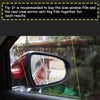 Anti Fog Anti Scratch Interior Rearview Car Mirror Film Waterproof Hd Clear Protective Sticker Film For Safe Driving Car Mirrors Side Windows :2 pcs