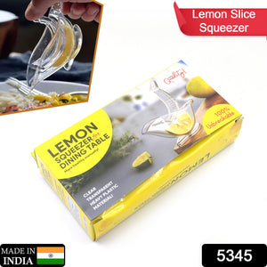 Manual Lemon Slice Squeezer Portable Transparent Fruit Juicer Orange Citrus Manual Bird Shape Hand Juicer For Orange Lemon Limefor Kitchen (Color Box)