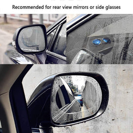 Anti Fog Anti Scratch Interior Rearview Car Mirror Film Waterproof Hd Clear Protective Sticker Film For Safe Driving Car Mirrors Side Windows :2 pcs