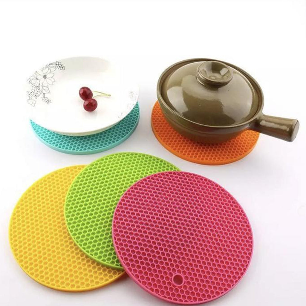 Silicone Trivet For Hot Dish And Pot Silicone Hot Pads ( 1 Pcs )