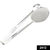 2412 2in1 Stainless Steel Filter Spoon With Clip Food Kitchen Oil-frying Multi-functional
