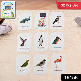 Kidkraft Early Learner Educational Flashcards  32 Birds