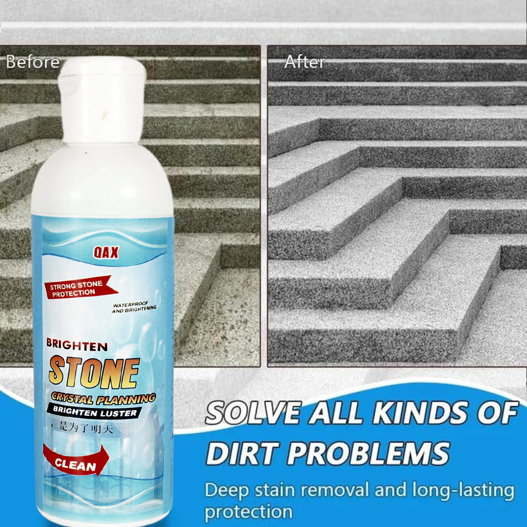 Stone Stain Remover Cleaner Stone Crystal Plating Agent Marble Stone Cleaner Polishes Crystal Plating For Kitchen Patio Backyard Marble Cleaner And Polish (75 Ml Approx  1 Pc)