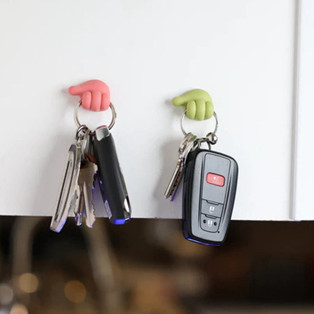 Multifunctional Multi Functional Hand Shape Wall Clip Hanger Keys Cable Holder