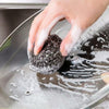 Round Shape Stainless Steel Ball Scrubber (Pack Of 12)