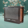 Wooden Money  Piggy Bank Money Box (1 Pc  4 Sketch Pen)
