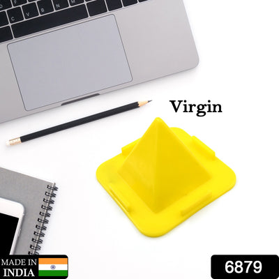 Virgin Mobile Accessories Universal Portable Four-sided Pyramid Shape Desktop Table Mobile Holder Stand For Car Dashboard Recording On Desk Vent Office Holder