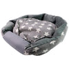 Medium Size Star Pattern Soft  Cozy Round Pet Bed (1 Pc)