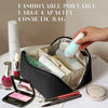 Premium Travel Makeup  Toiletry Organizer Pouch With Zipper  Handle(1 Pc)